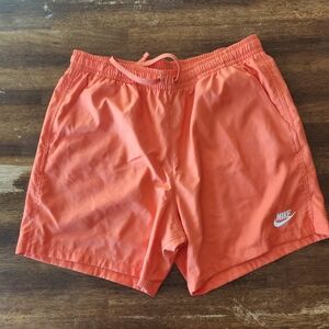 Nike Men's Bright Orange Shorts